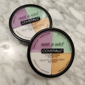 *Bundle of 2* NEW Wet 'n Wild Coverall Correcting Quad Palette